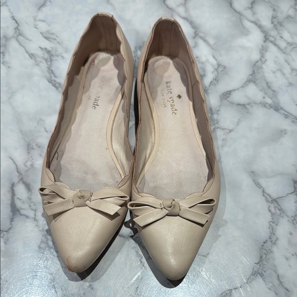 Kate Spade Cream Minimalist Flats - Picture 1 of 5
